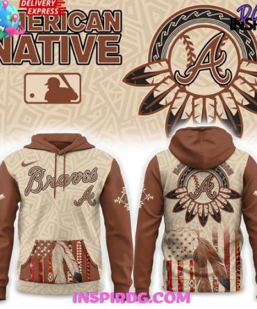 Atlanta Braves Native American Heritage Honor 2025 Edition All Over Print Hoodie