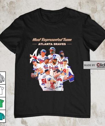 Atlanta Braves Most Represented Team Shirt
