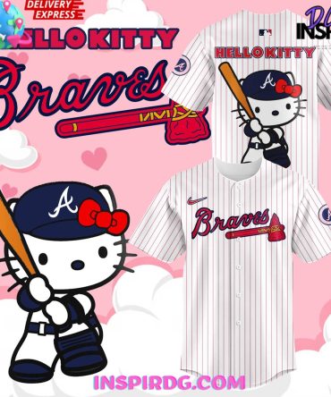Atlanta Braves X Hello Kitty Night 2024 Baseball Jersey