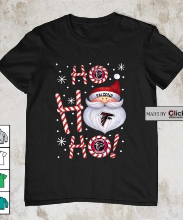 Atlanta Falcons Santa Ho Ho Ho Christmas Shirt