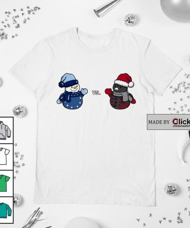 Atlanta Falcons Vs Indianapolis Colts Snowman Doodle Art Shirt