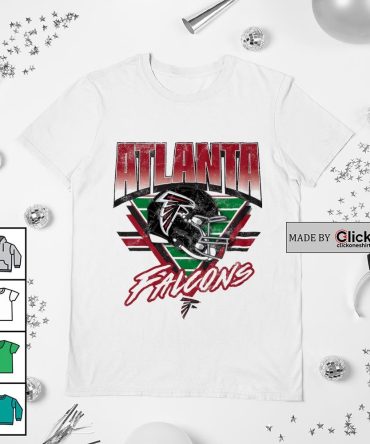 Atlanta Falcons Triangle Helmet Retro Shirt