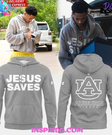 Auburn Tigers Jesus Saves Special Edition All Over Print Hoodie