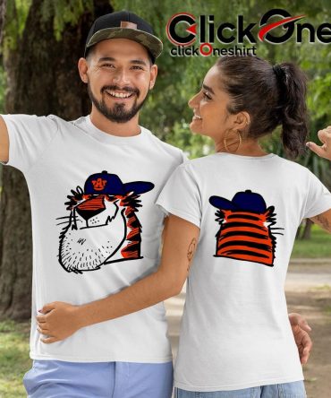 Auburn Tigers Rags Head Two-Sided T-Shirt