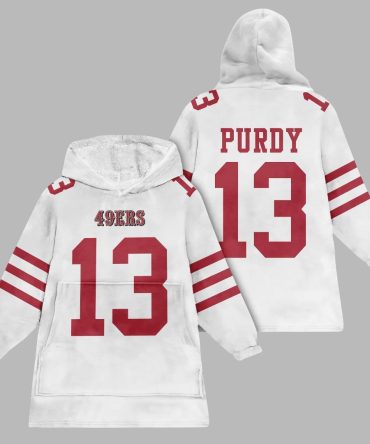 B.P 13 Purdy San Francisco Football Blanket Hoodie