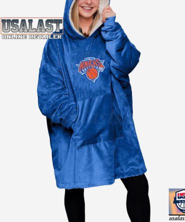 New York Knicks Blanket Hoodie Oversized