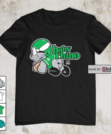 Baby Rhino Jalen Carter Philadelphia Eagles Cartoon Shirt