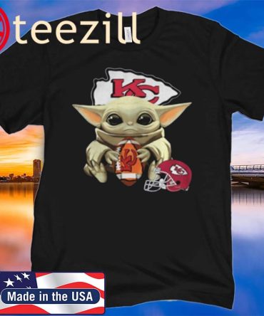 Baby Yoda Kansas City Chiefs Tshirt The Mandalorian Merch