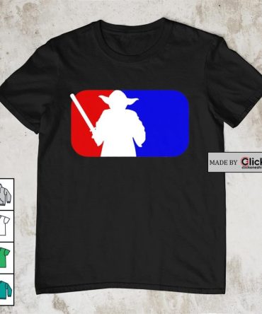 Baby Yoda Mlb Logo Parody Shirt