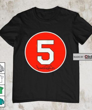 Baltimore Orioles Brooks Robinson Number Circle 5 Signature Shirt