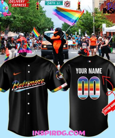 Baltimore Orioles Lgbt Pride Night Jersey Shirt