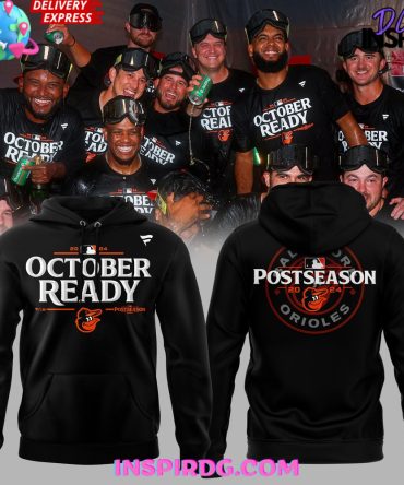 Baltimore Orioles October Ready 2024 Black Hoodie