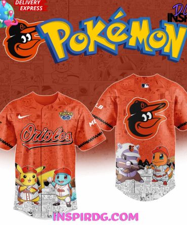 Baltimore Orioles Pokémon Go Limited Baseball Jersey