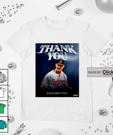 Baltimore Orioles Thank You Zack Britton Poster Shirt
