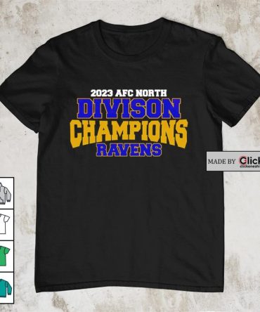 Baltimore Ravens 2023 Afc North Division Champions Shirt