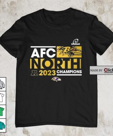 Baltimore Ravens 2023 Afc West Division Champions Conquer Shirt