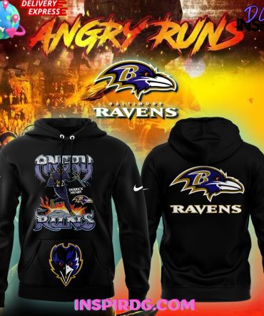 Baltimore Ravens Angry Runs 2024 Hoodie