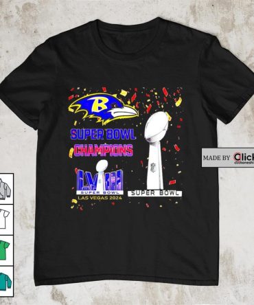 Baltimore Ravens Buccaneers Super Bowl Champions Las Vegas 2024 Shirt