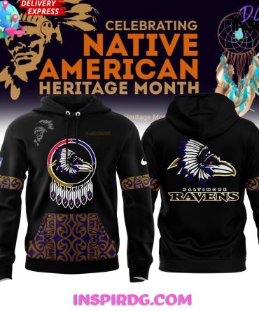 Baltimore Ravens Celebrating Native American Special Hoodie