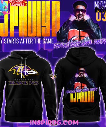 Baltimore Ravens Dj Pauly 2024 Hoodie