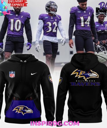 Baltimore Ravens Darkness Falls 2024 Hoodie