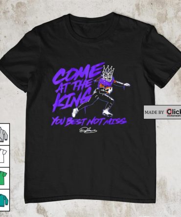 Baltimore Ravens Derrick Henry Come At The King You Best Not Miss Signature Shirt