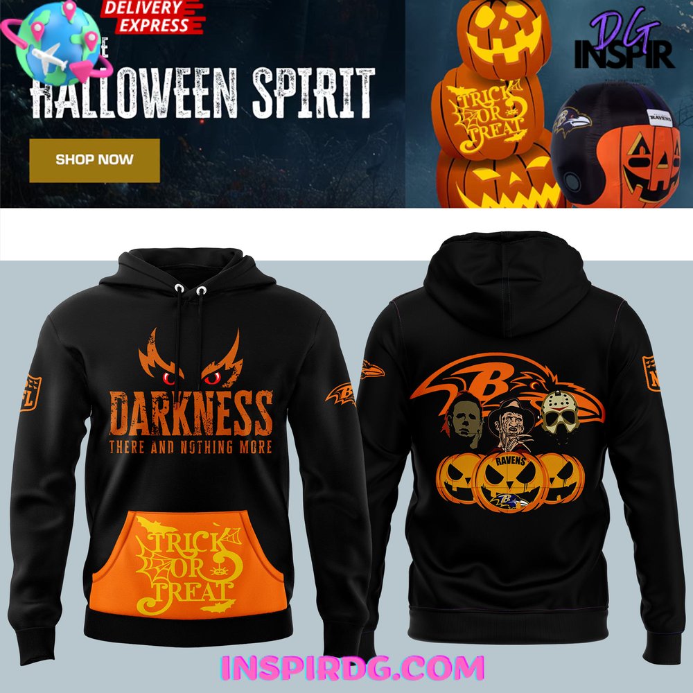Baltimore Ravens Trick Or Treat 2024 Hoodie