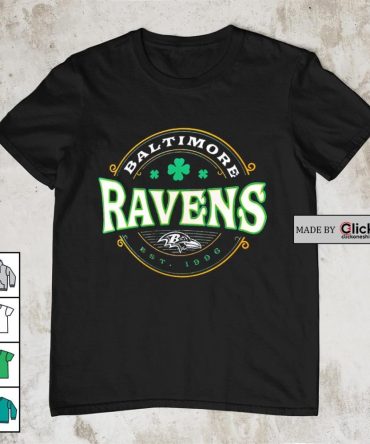 Baltimore Ravens Est 1996 St. Patrick'S Day Lucky Shirt
