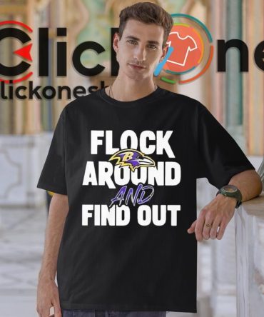 Baltimore Ravens Flock Around And Find Out Short Sleeve Shirt