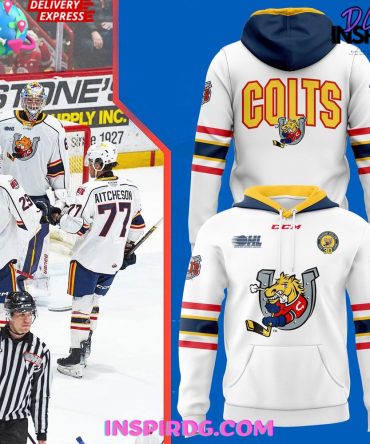 Barrie Colts Ohl 30Th Anniversary Hockey All Over Print Hoodie, 3D Hoodie
