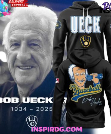 Baseball Hall Of Famer Bob Uecker Limited Black All Over Print Hoodie, 3D Hoodie