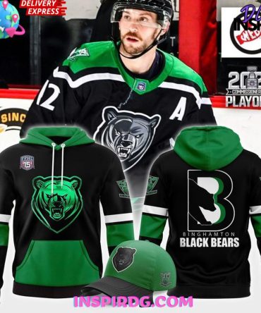 Binghamton Black Bears Hoodie - Limited Edition Playoffs Gear