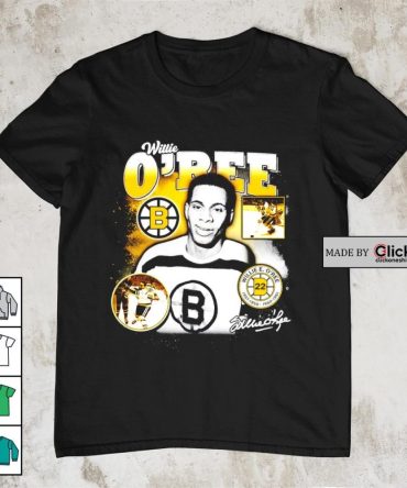 Boston Bruins Willie O'Ree Signature Shirt