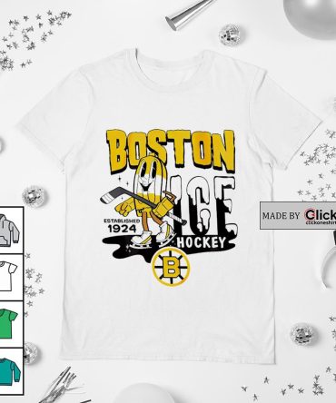 Boston Bruins Ice Hockey Established 1924 Popsicle Shirt