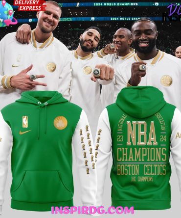 Boston Celtics 18X Nba Champions Special Green Hoodie