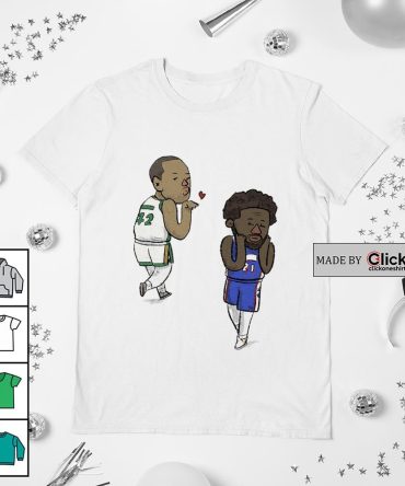 Boston Celtics Al Horford And Philadelphia 76Ers Joel Embiid Brotherly Love Chibi Shirt