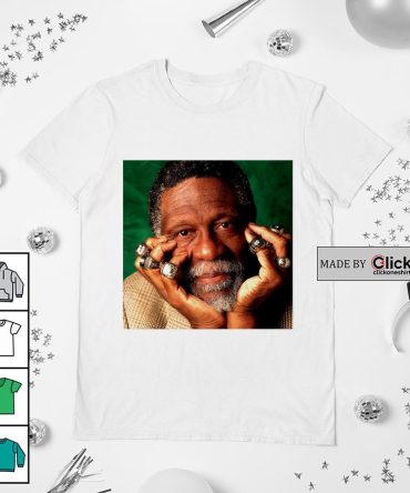 Boston Celtics Bill Russell Rings Shirt