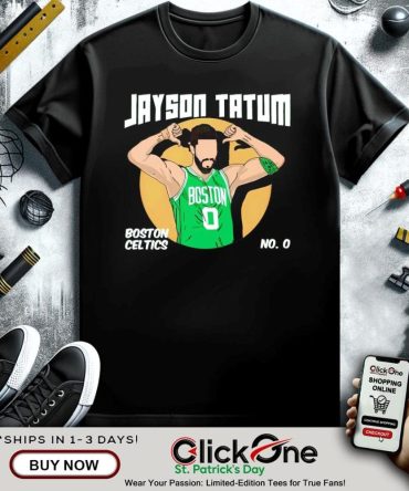 Boston Celtics Jayson Tatum No. 0 Comic Style Shirt