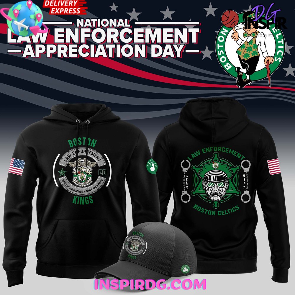 Boston Celtics Law Enforcement Appreciation Special Hoodie
