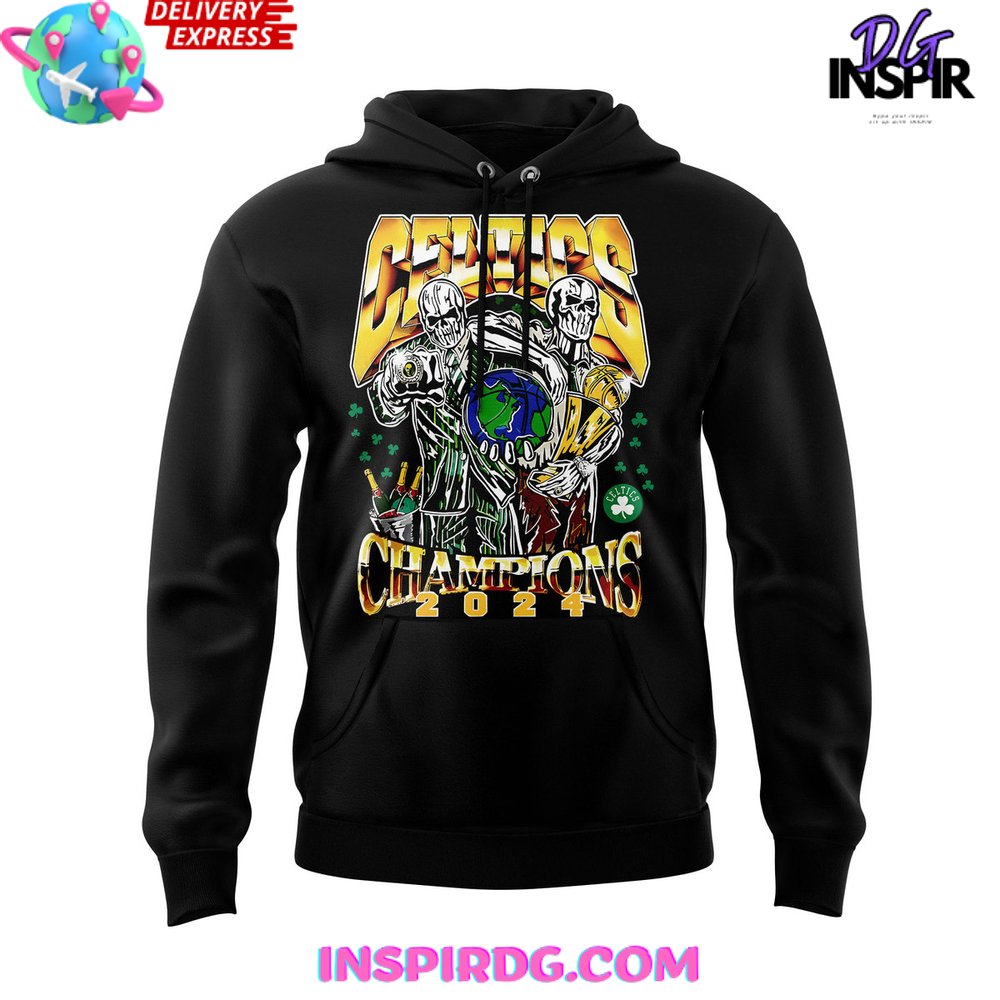 Boston Celtics Nba Champions 2024 Hoodie - Image 2