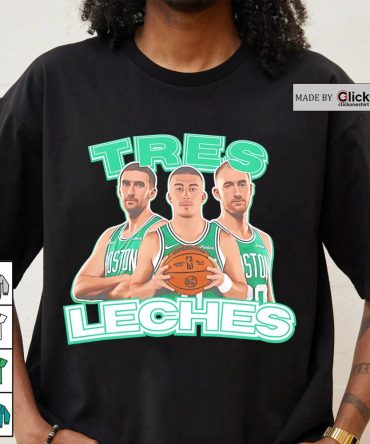 Boston Celtics Basketball Players Tres Leches Graphic Shirt