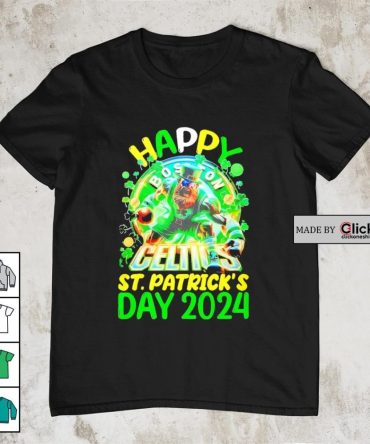 Boston Celtics Happy St. Patrick'S Day 2024 Shirt