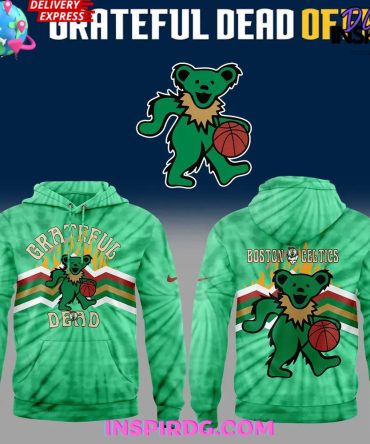 Boston Celtics X Grateful Dead Night Special Green Hoodie