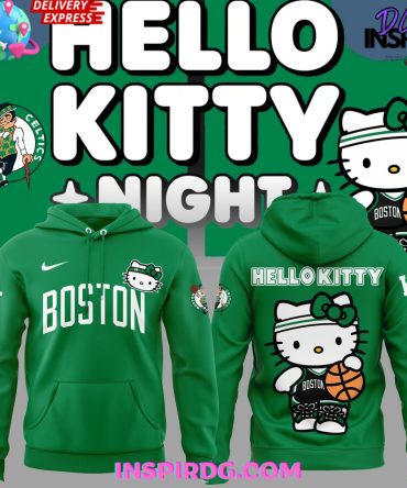 Boston Celtics X Hello Kitty Night Edition Hoodie