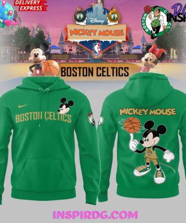 Boston Celtics X Mickey Mouse Performance All Over Print Hoodie, 3D Hoodie