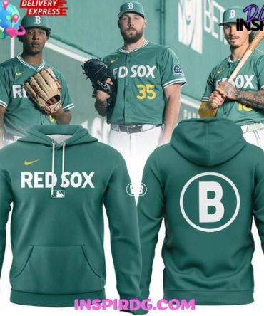 Boston Red Sox 2025 City Connect Special Green All Over Print Hoodie