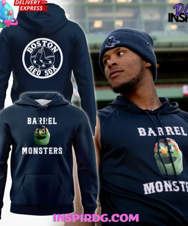Boston Red Sox Barrel Monsters Special All Over Print Hoodie