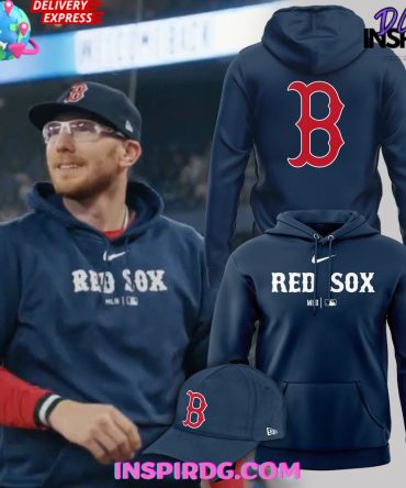 Boston Red Sox Baseball Classic Navy Blue Hoodie