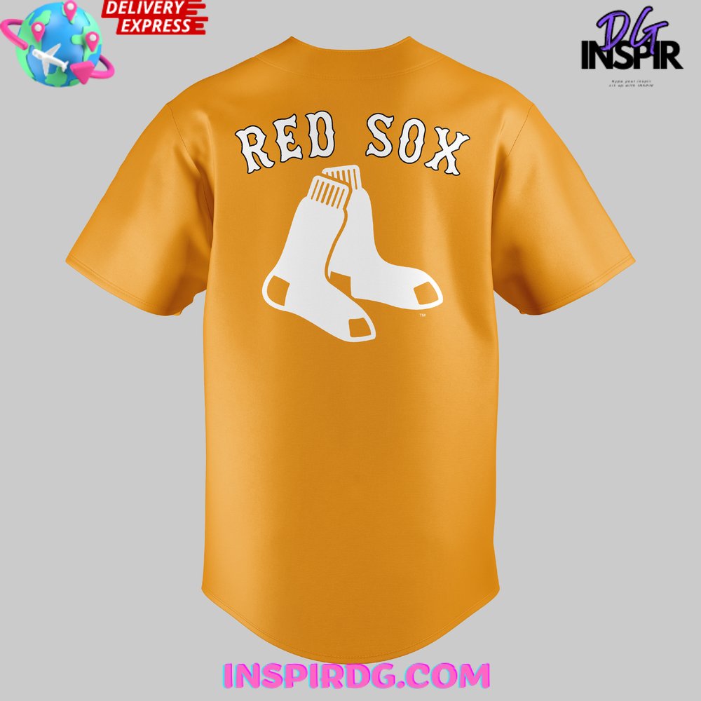 Boston Red Sox Honoring Childhood Cancer Awareness Baseball Jersey - Image 3