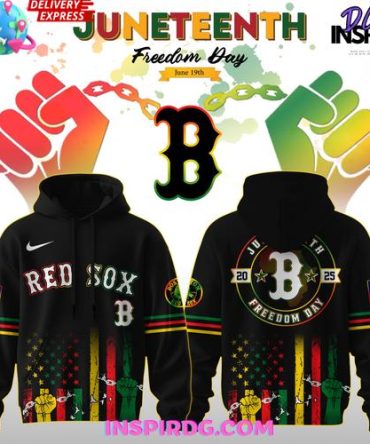 Boston Red Sox Juneteenth Day 2025 Special All Over Print Hoodie